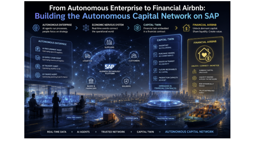 From Autonomous Enterprise to Financial Airbnb: Building the Autonomous Capital Network on SAP
