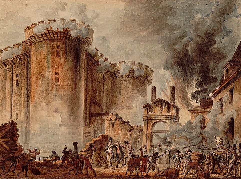 Storming of The Bastille, Jean-Pierre Houël