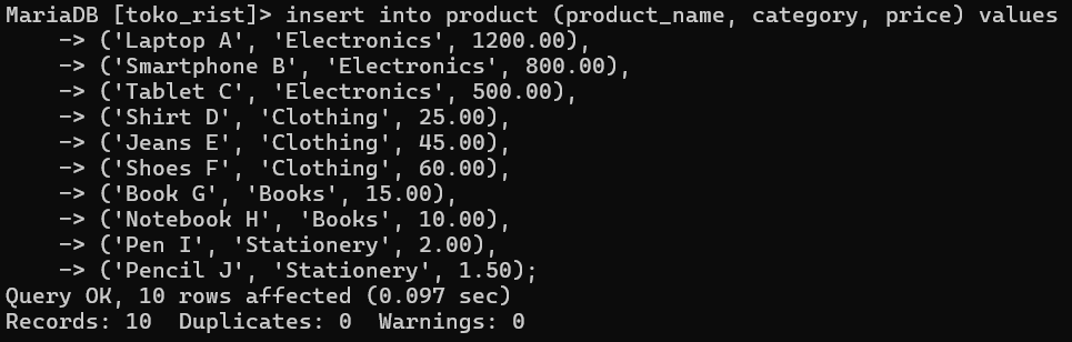 Basis Data(4): Mempelajari dan menggunakan fungsi agregasi dan filter dalam SQL