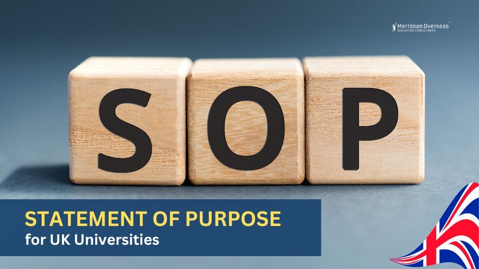 Statement of Purpose for UK Universities