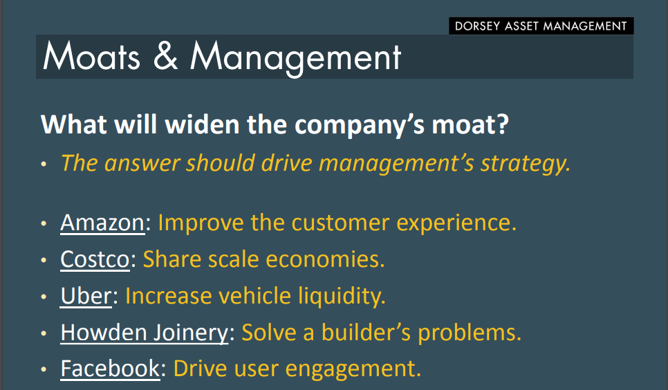 Fuente: Competitive advantage & Capital Allocation, Pat Dorsey AM.