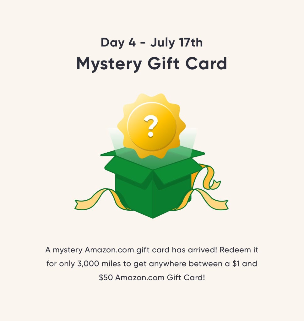 Day 4 — Mystery Gift Card