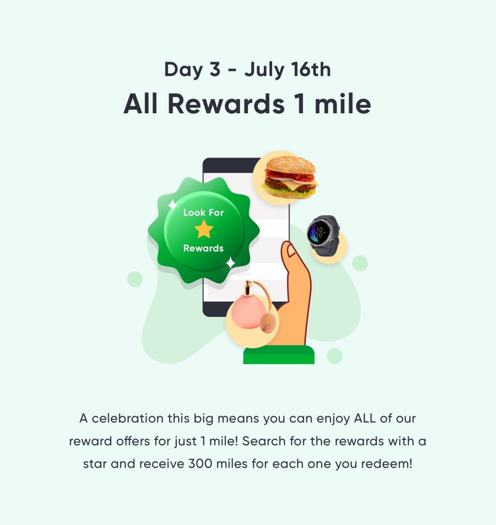 Day 3 — All Rewards 1 mile
