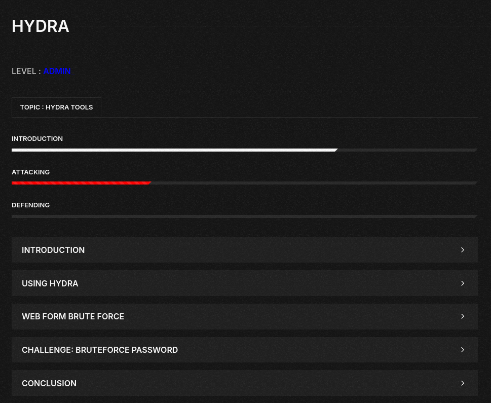 HYDRA:BRUTEFORCCE PASSWORD LINUXENIC WRITEUP