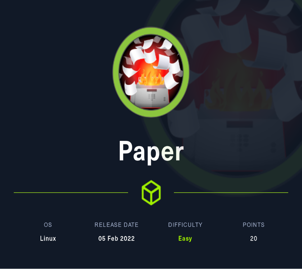 Hack The Box Paper Writeup