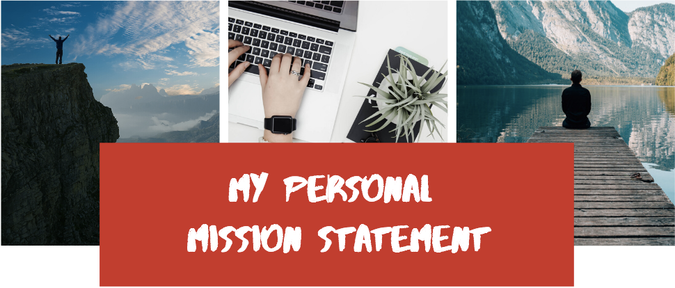 Screen shot of my personal mission statement worksheet
