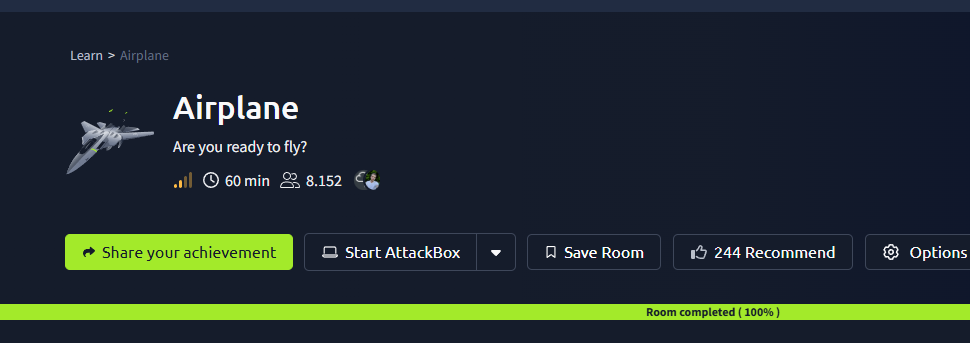 Airplane (THM) Tryhackme WriteUp and Answer