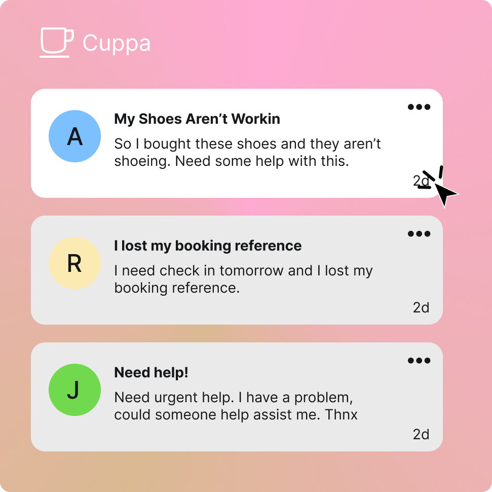 Cuppa Shared Inbox Customer Support Solution