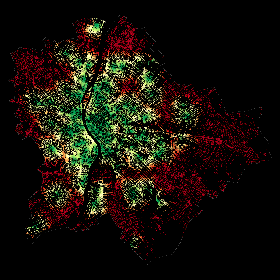 In this piece i combine earlier work on urban accessibility or
