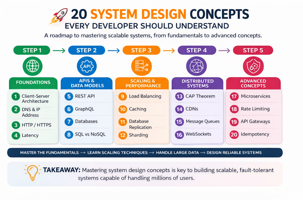 20 System Design Concepts Every Developer Should Understand