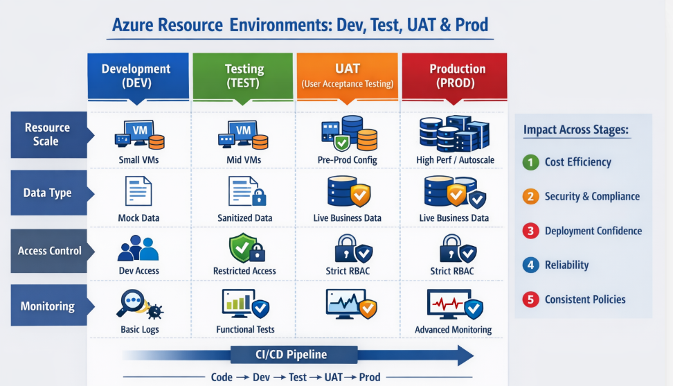 Designing Azure Resources Across Environments: From Dev to Production