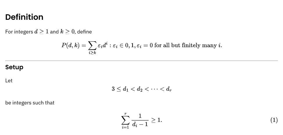 Erdős problem 124 and Aristotle