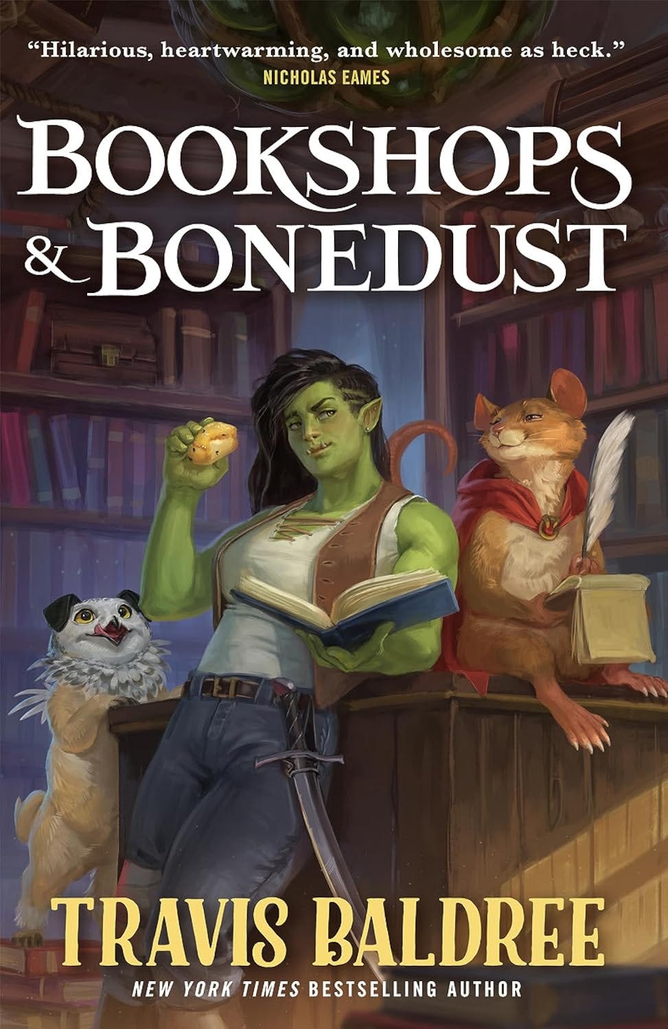 Bookshops & Bonedust (Legends & Lattes) Kindle Edition by Travis Baldree book cover