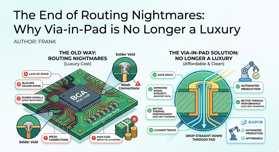 The End of Routing Nightmares: Why Via-in-Pad is No Longer a Luxury