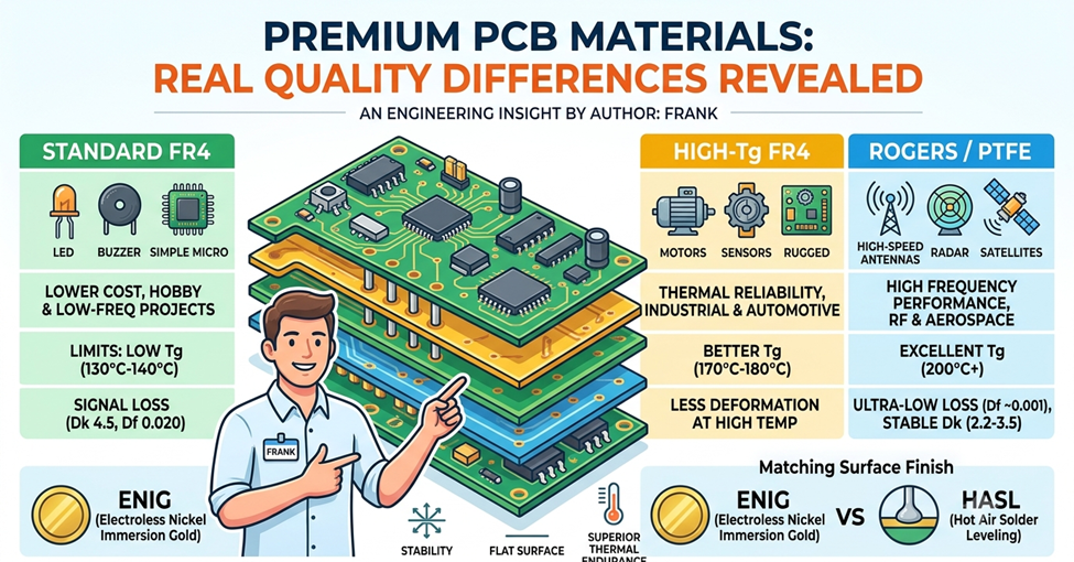 Premium PCB Materials: Real Quality Differences Revealed