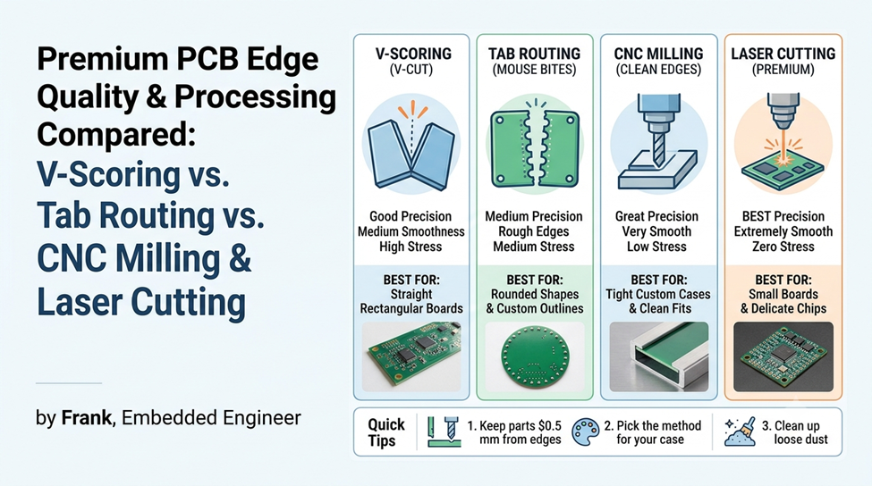 Premium PCB Edge Quality and Processing Compared