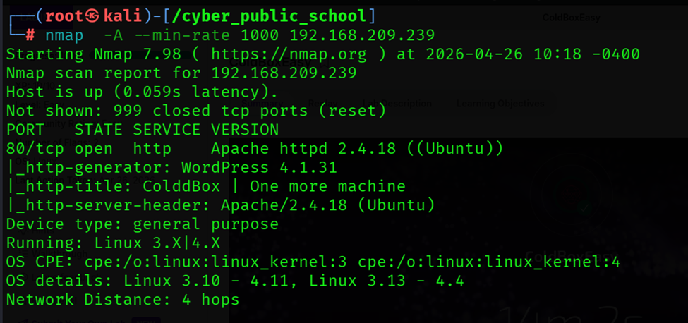 ColdBoxEasy Walkthrough (Proving Ground-play-OSCP)