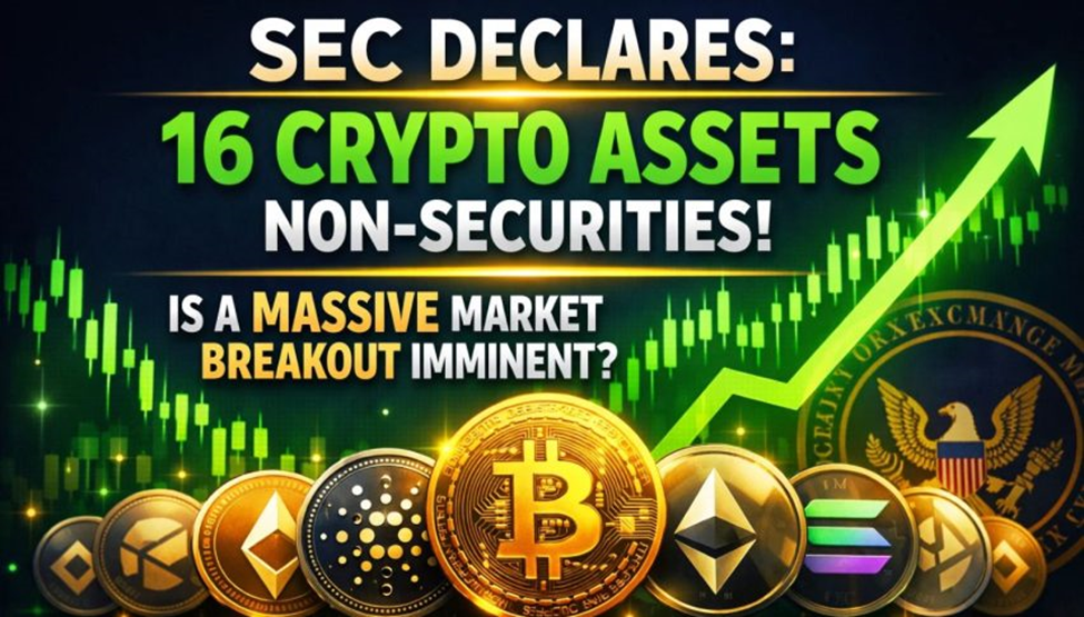 SEC Labels 16 Crypto Assets as Digital Commodities
