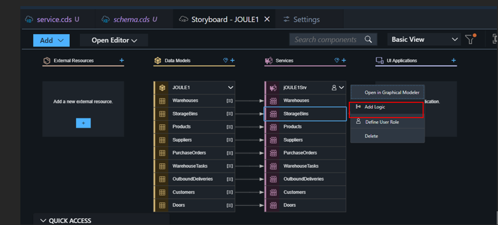 Adding Back-End Logic to Entities in SAP Joule: