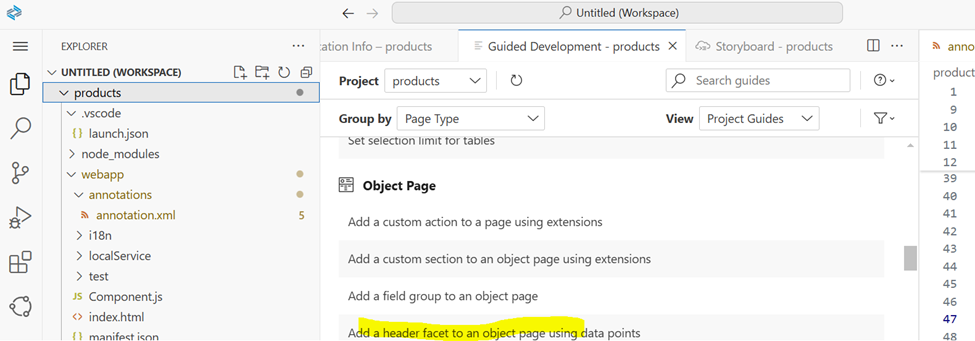 Adding Sections & Fields to a Fiori Elements Object Page Using BAS