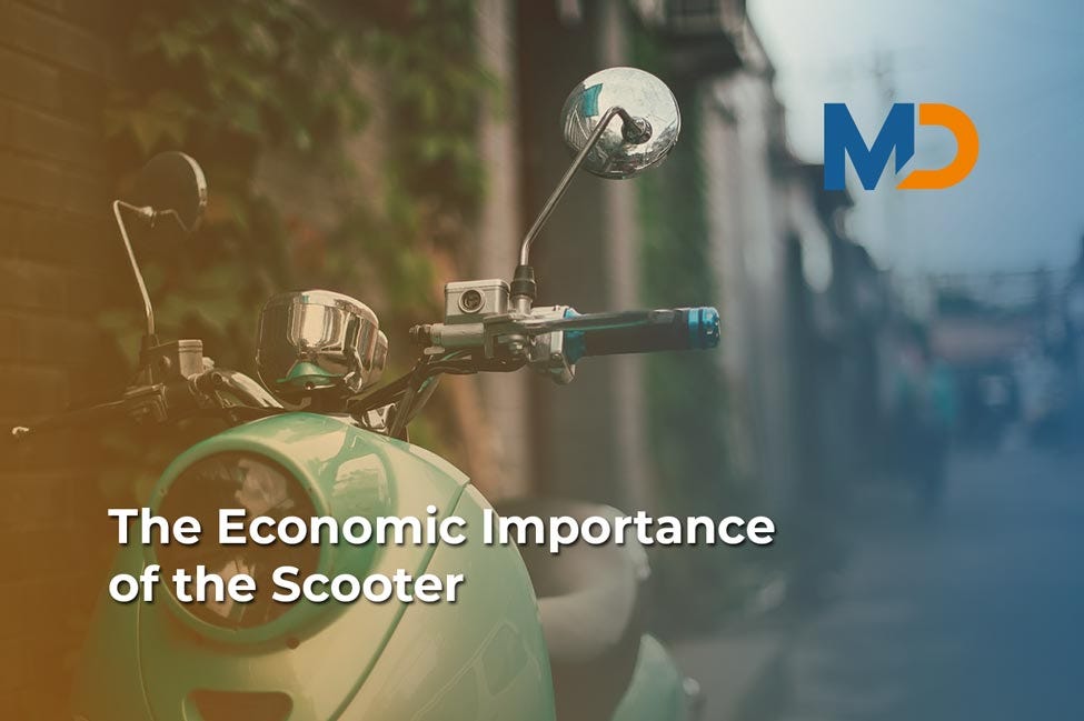 The economics of riding a scooter in the developing world.
