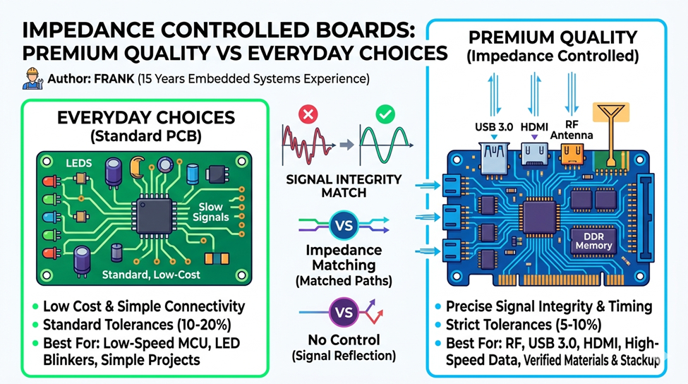 Impedance Controlled Boards: Premium Quality vs Everyday Choices