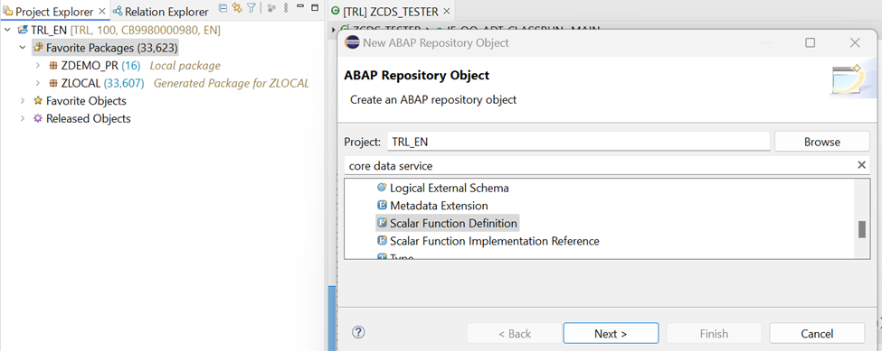 SAP ABAP — CDS Scalar Function