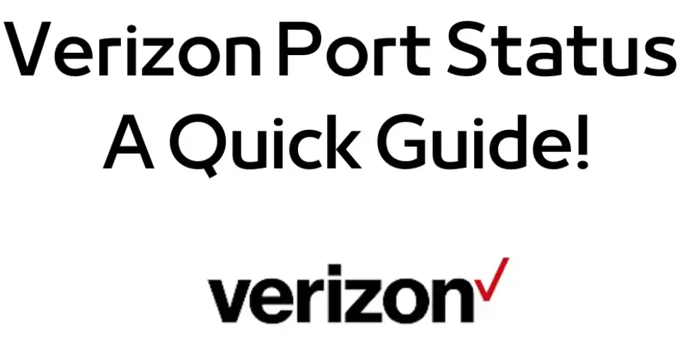 Verizon port status