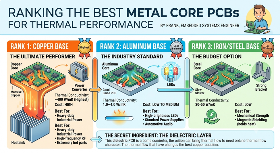Ranking the Best Metal Core PCBs for Thermal Performance