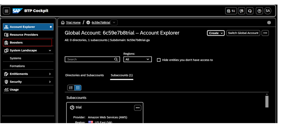 How to Assign Roles and Create a Build App Using Boosters in SAP BTP Trial Account