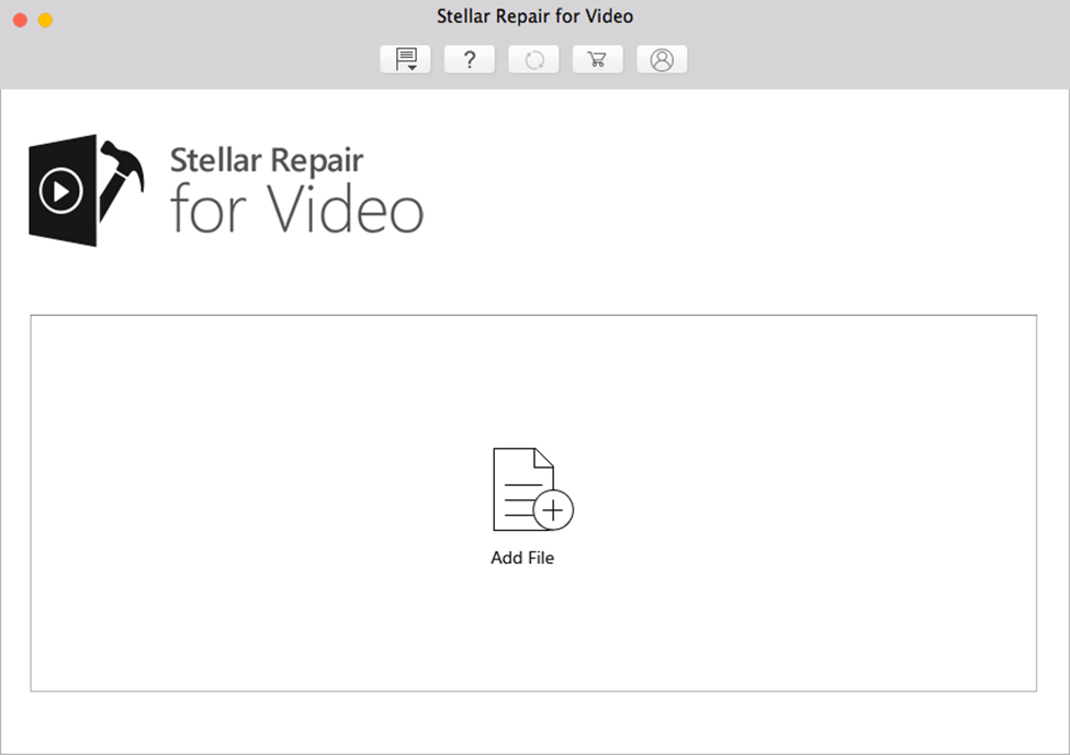 stellar video repair- add videos to repair corruption