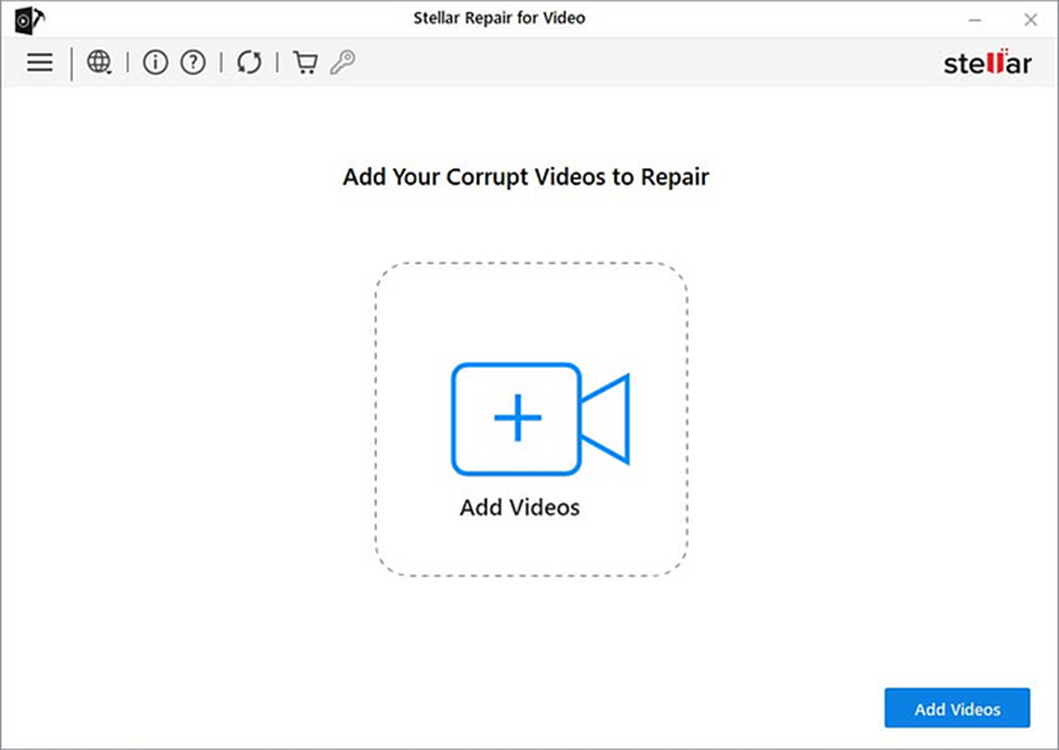 Stellar Repair for Video- Add Videos