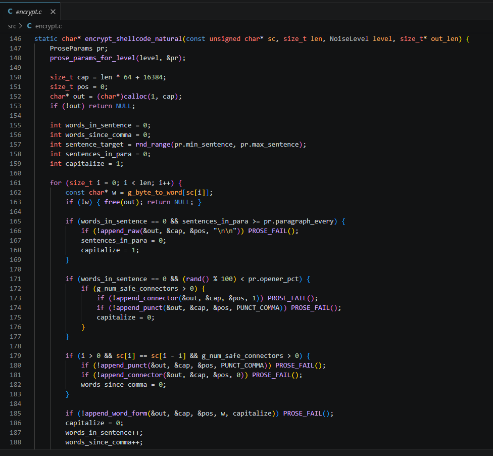 Word Based Shellcode Encoding