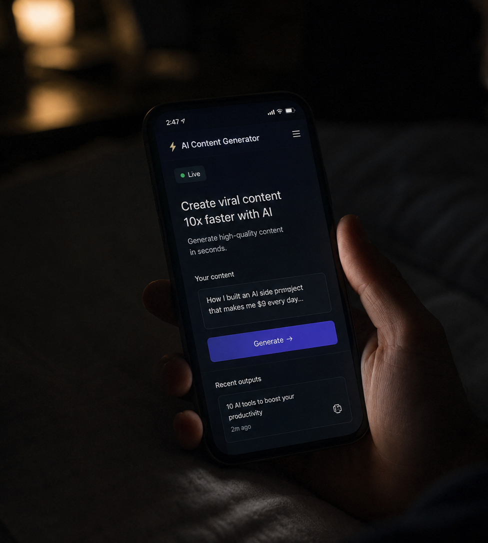 My First AI App Took 72 Hours and Cost Less Than Dinner