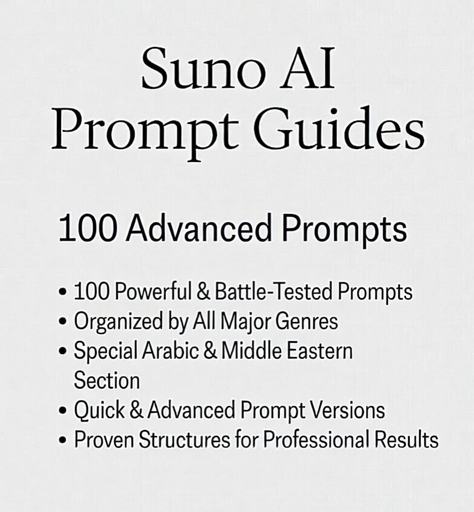 Big News: My Suno AI Prompt Guides Are Now Officially Available on Gumroad!