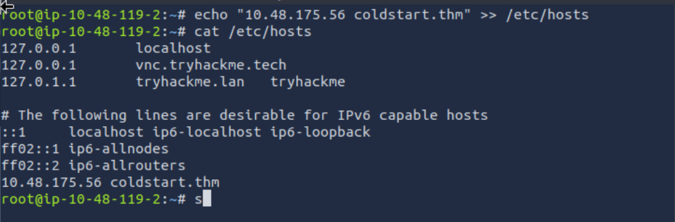 Operation Coldstart TryHackMe CTF Walkthrough