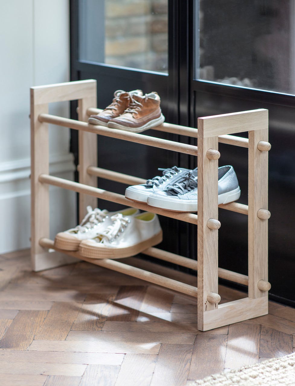 photo of a shoe rack