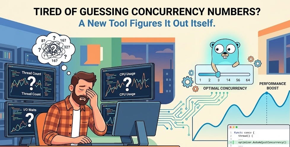 I Was Tired of Guessing Concurrency Numbers. So I Built a Package That Figures It Out Itself.