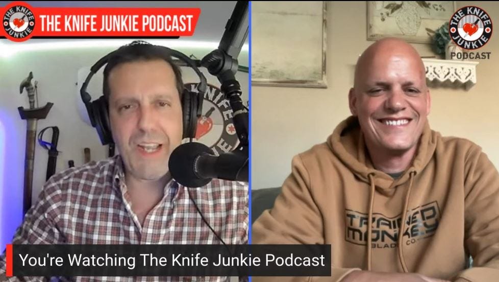 Andrew Farlaino, Trained Monkey Blade Co.: The Knife Junkie Podcast (Episode 502)
