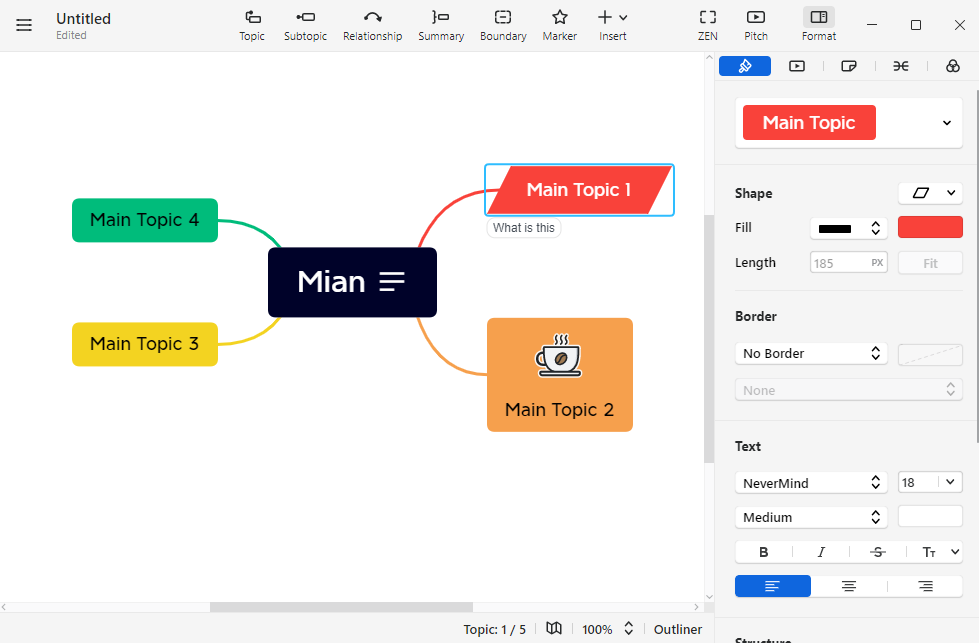 Creating user flow for UX deisgn with XMind
