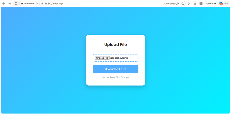 How I Built a Cloud File Upload System Using Linux Server and Azure Blob Storage