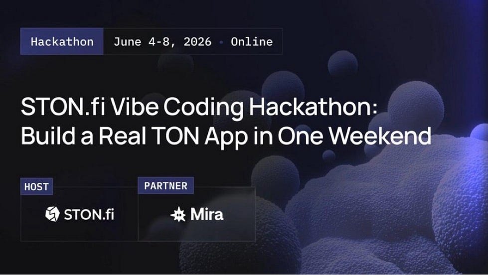 STON.fi Vibe Coding Hackathon Wave 2 Moves to Selection Phase