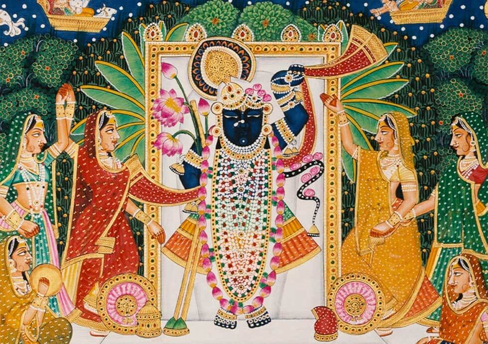 Pichhwai painting of Lord Shrinathji