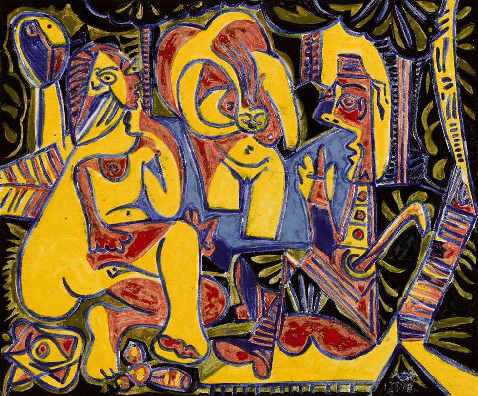 Le Dejeuner Sur L’herbe by Pablo Picasso
