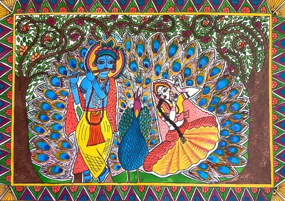 A Love Story Woven in Threads: Radha and Krishna in Mythology