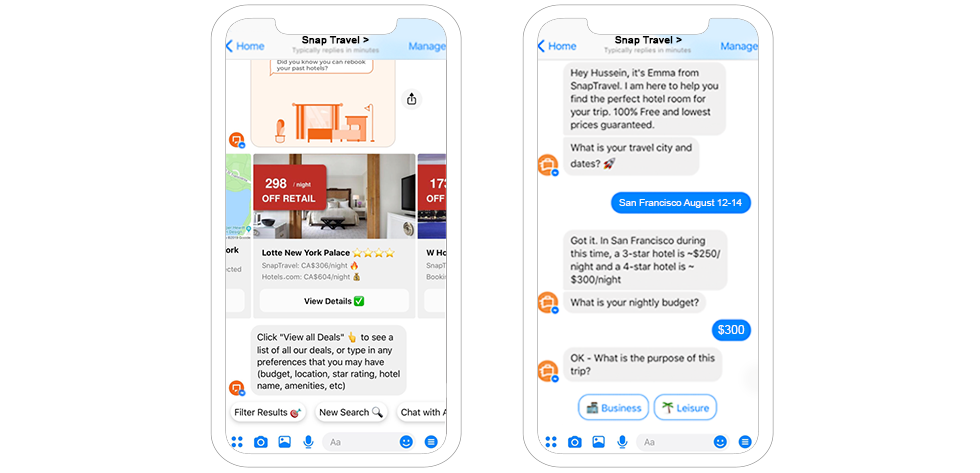 SnapTravel Hotel Booking Chatbot