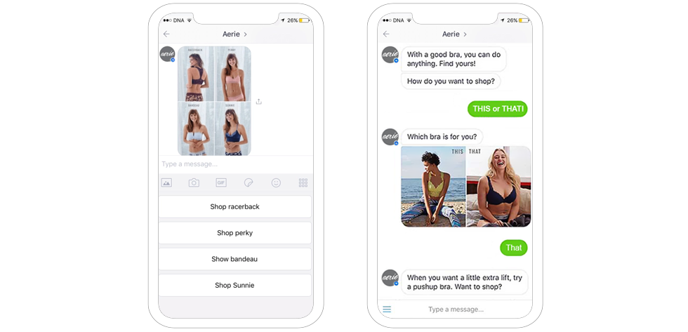 Aerie eCommerce Chatbot