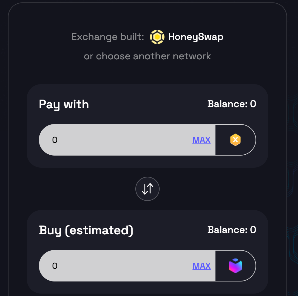 Honeyswap exchange bar is now available in the DeHive app