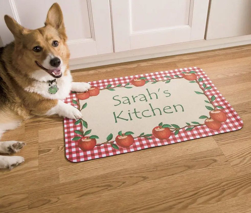 Personalized-Apple-Mat