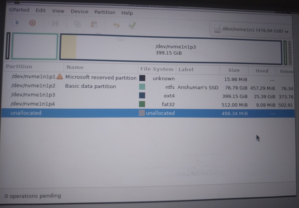How I Finally Gave My Kubuntu Partition Some Breathing Room (100GB → 400GB, No Data Lost)
